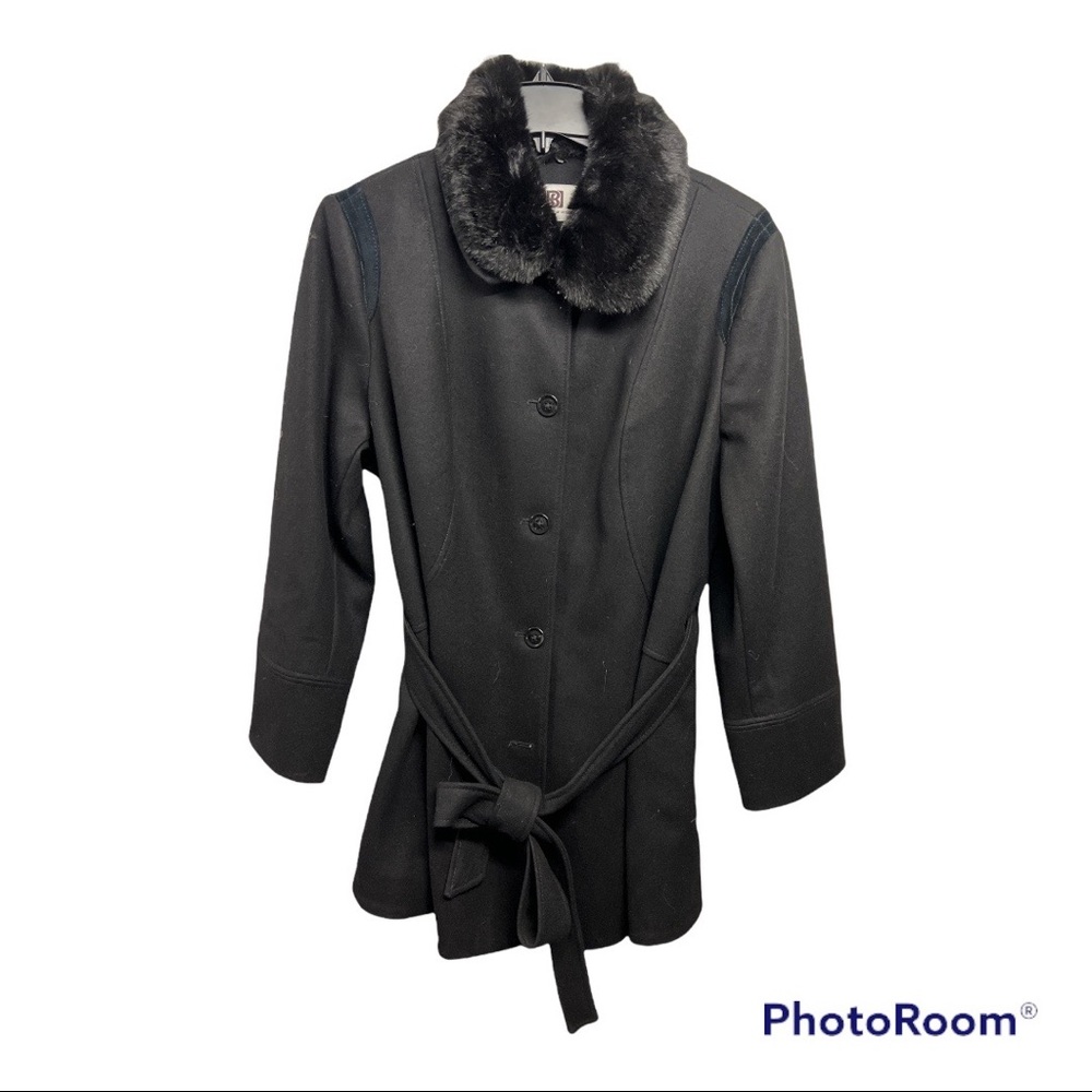 NWT, Laundry By Design Wool-blend Belted Coat plus - Picture 7 of 17
